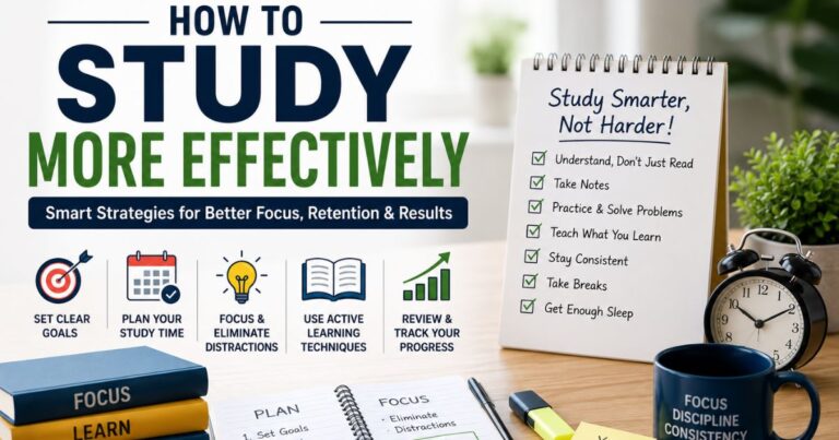 How to Study More Effectively