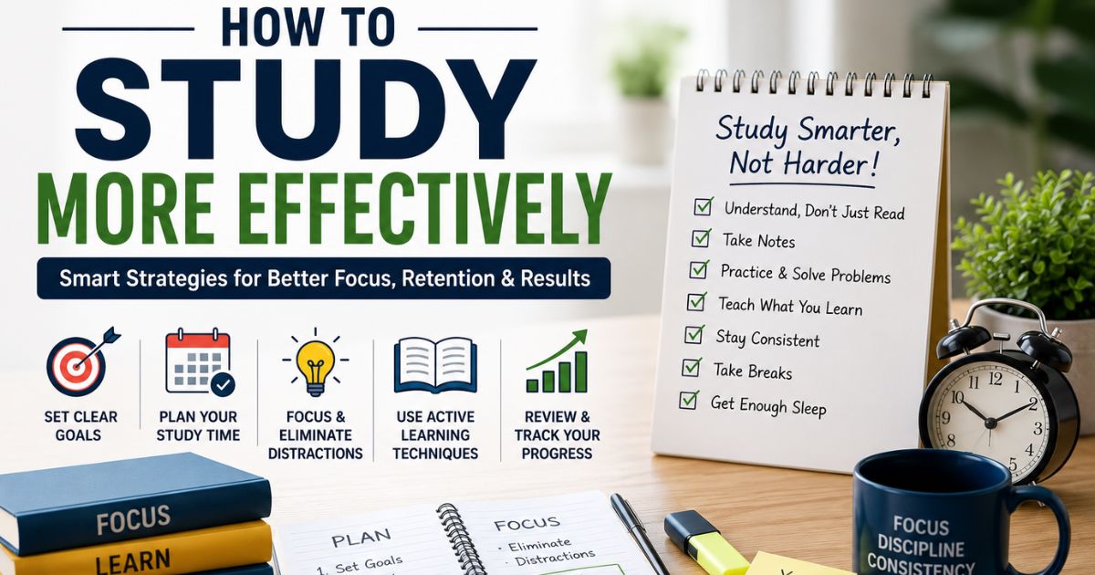 How to Study More Effectively